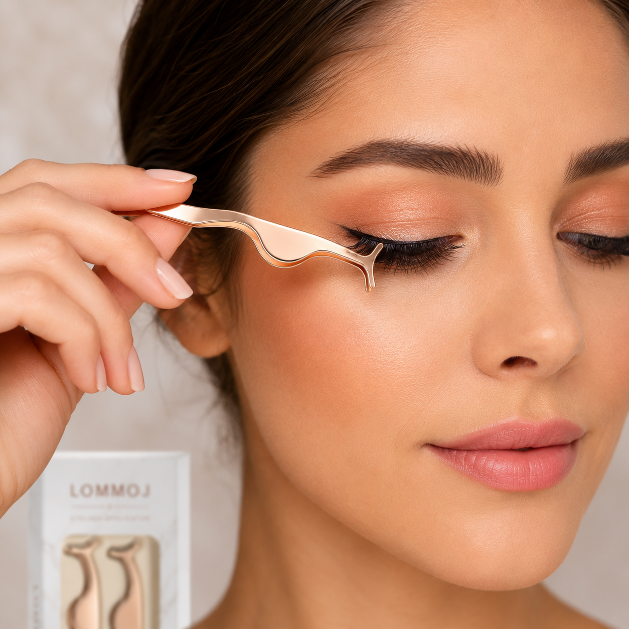 LOMMOJ Eyelash Applicator for False Eyelashes & Lash Extensions